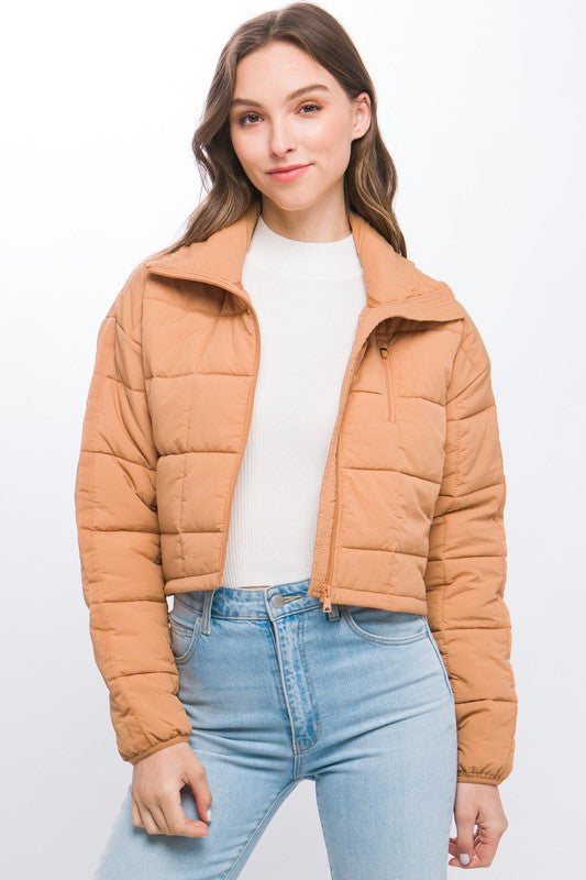 Joie Cropped Puffer Jacket